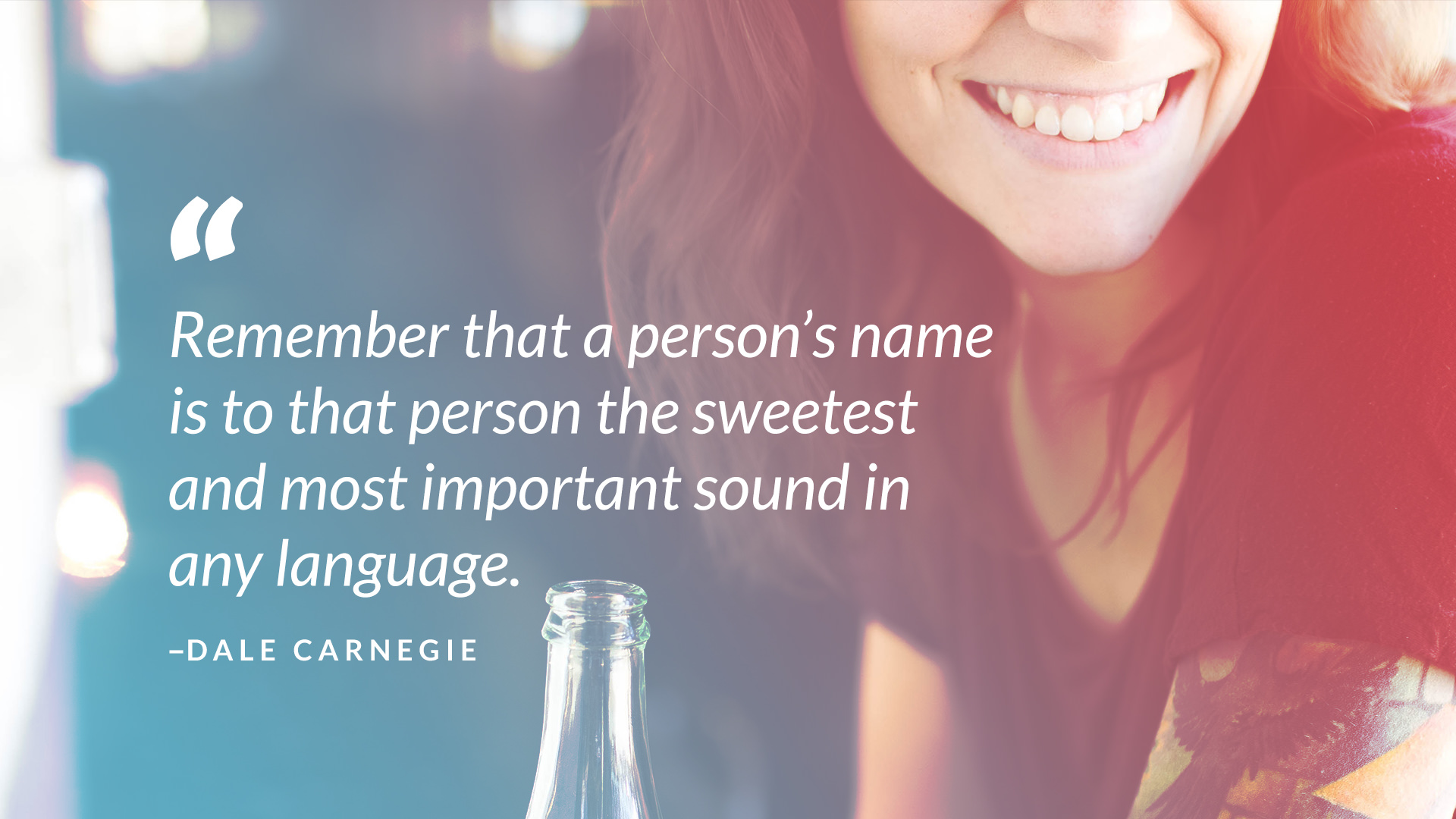 dale carnegie name quote