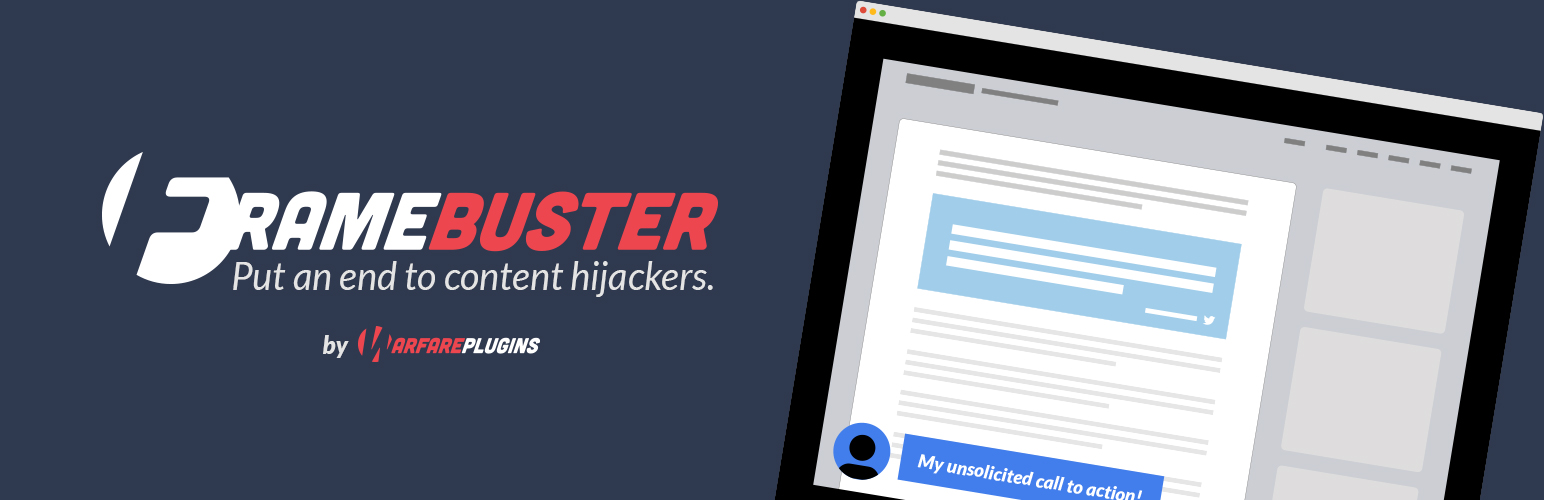 Content Protection with Frame Buster